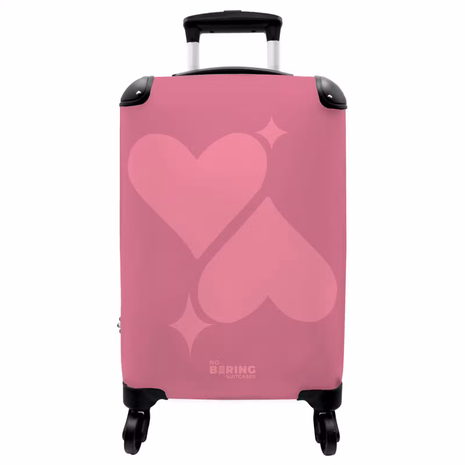 Koffer - Harten - Roze - Sterretjes — 1