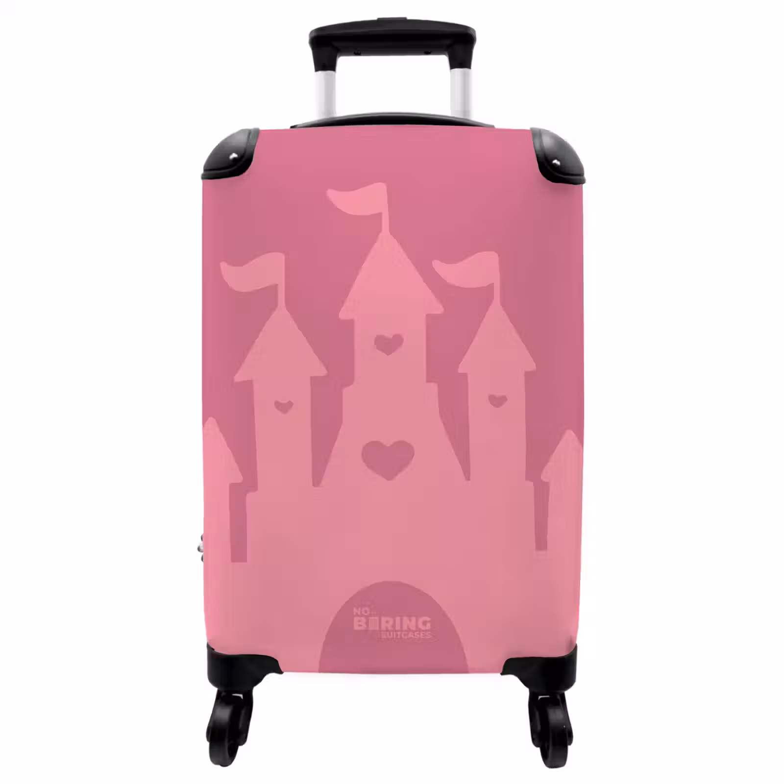Koffer - Kasteel - Roze - Hartjes — 1
