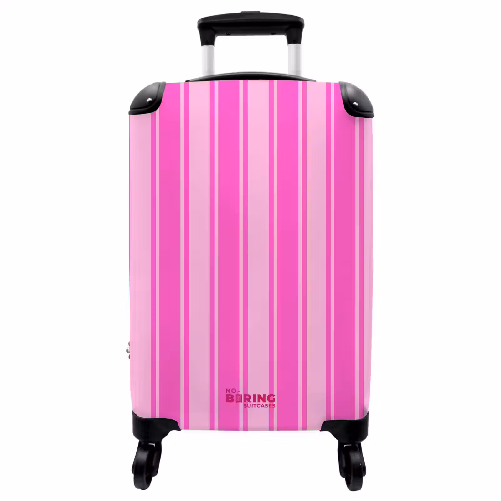 Koffer - Verticale strepen - Roze - Patroon — 1