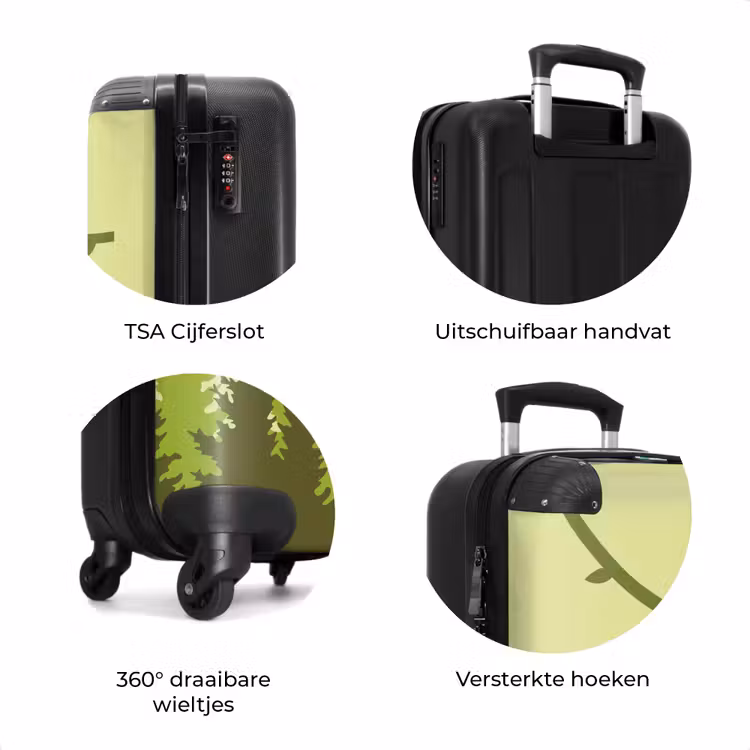 Koffer - Aap - Jungle - Groen — 8