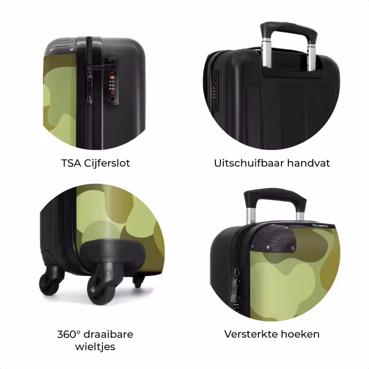 Koffer - Camouflage - Groen - Patroon — 8