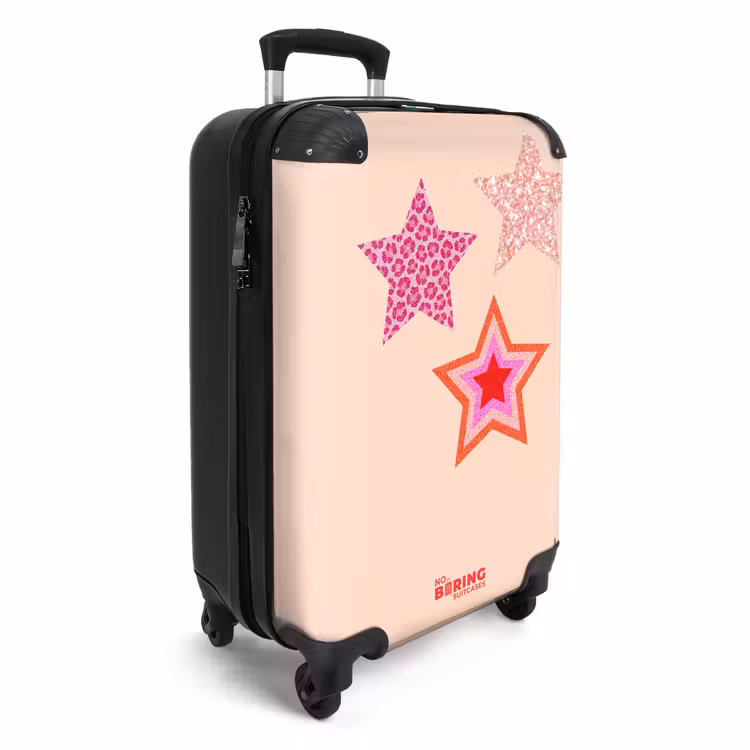Koffer - Sterren - Patronen - Roze — 5