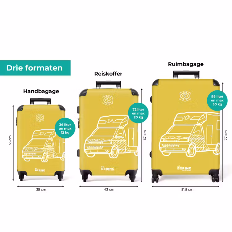 Koffer - Ambulance - Geel - Wit — 1