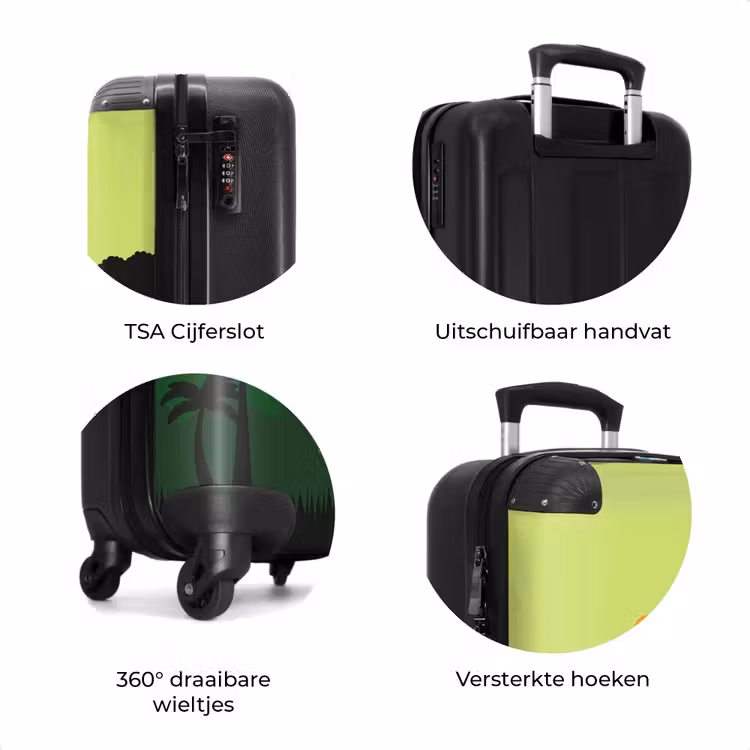 Koffer - Tijger - Jungle - Groen — 8