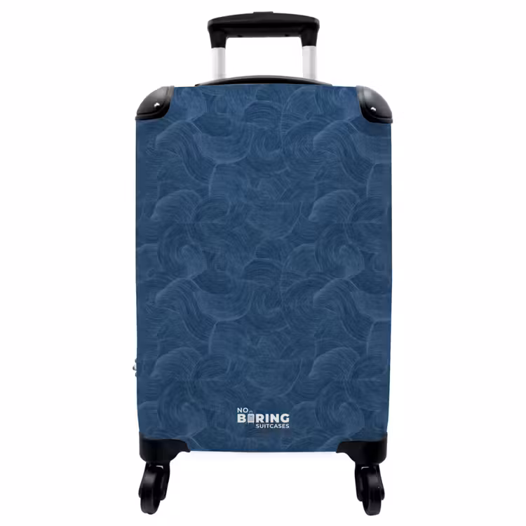 Koffer - Golven - Textuur - Patroon - Blauw — 1