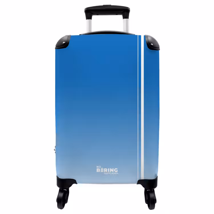 Koffer - Blauw - Wit - Gradient — 1