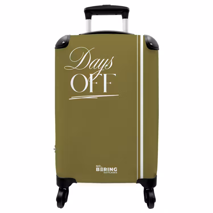 Koffer - Groen - Wit - Days off — 1