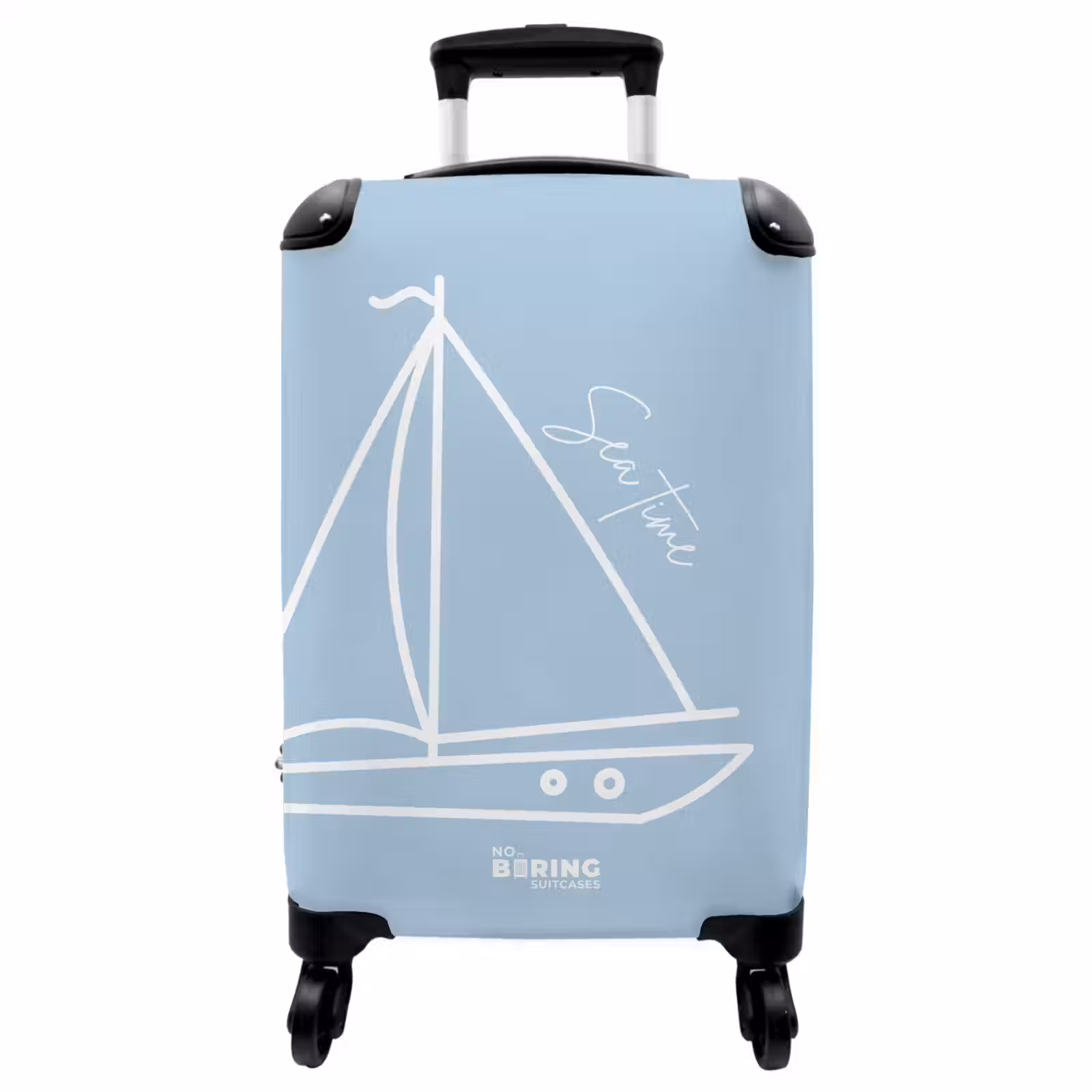 Koffer - Zeilboot - Blauw - Wit — 1