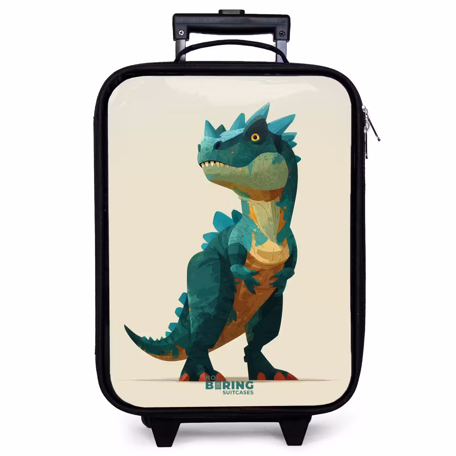 Kinderkoffer - Gehoornde dino met scherpe blik — 1