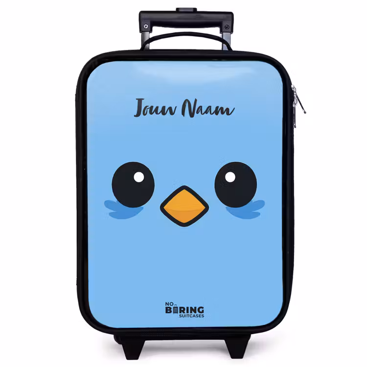 Kinderkoffer - Kawai - Vogel - Blauw — 1