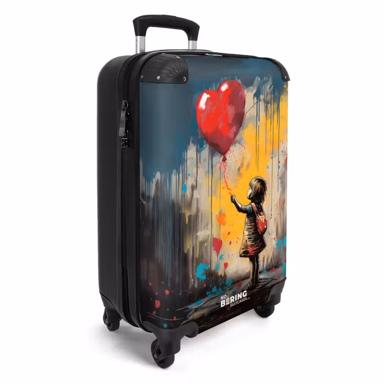 CaseSwap - Meisje met ballon in graffiti stijl — 2