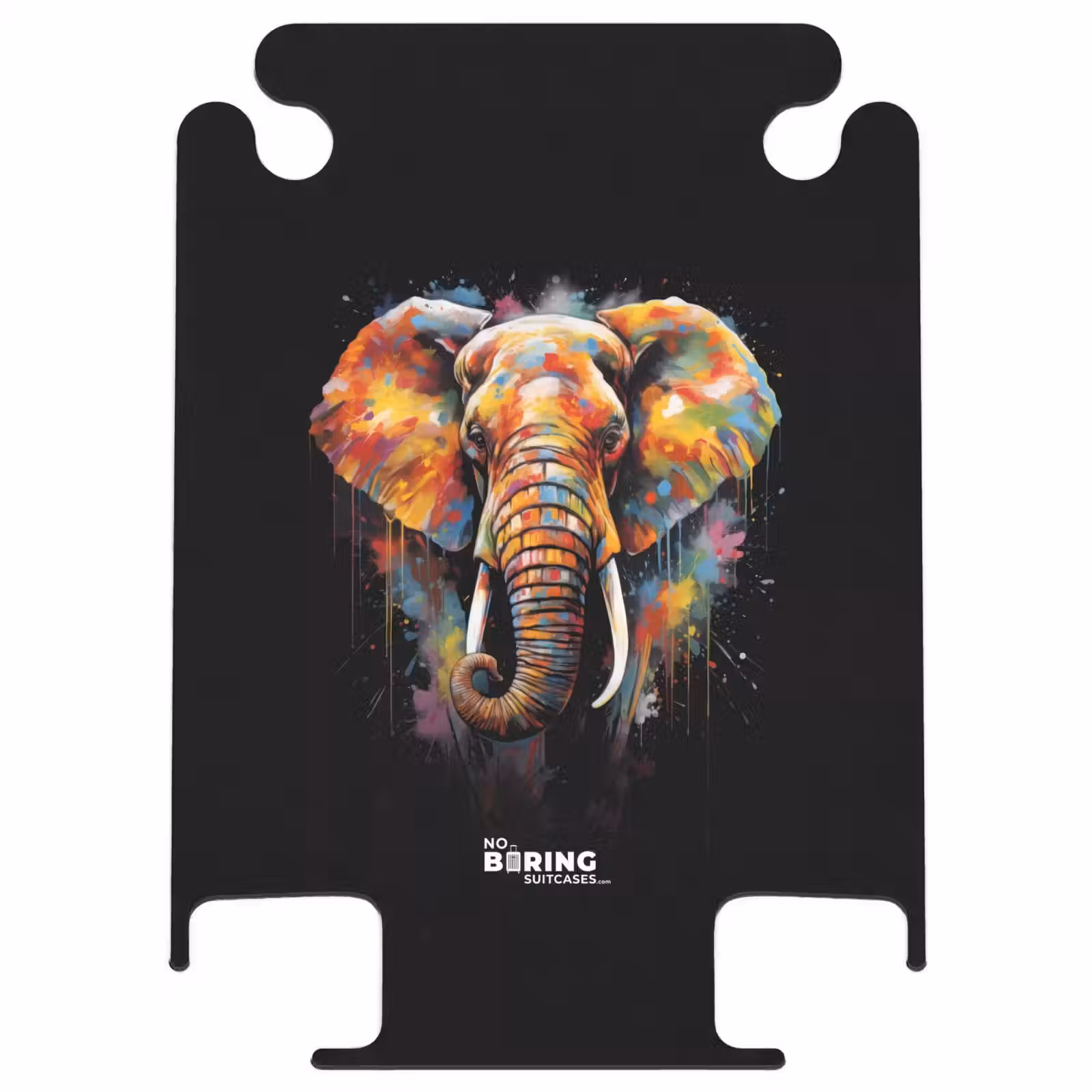 CaseSwap™ - Olifant versierd met kleurrijke spetters — 1