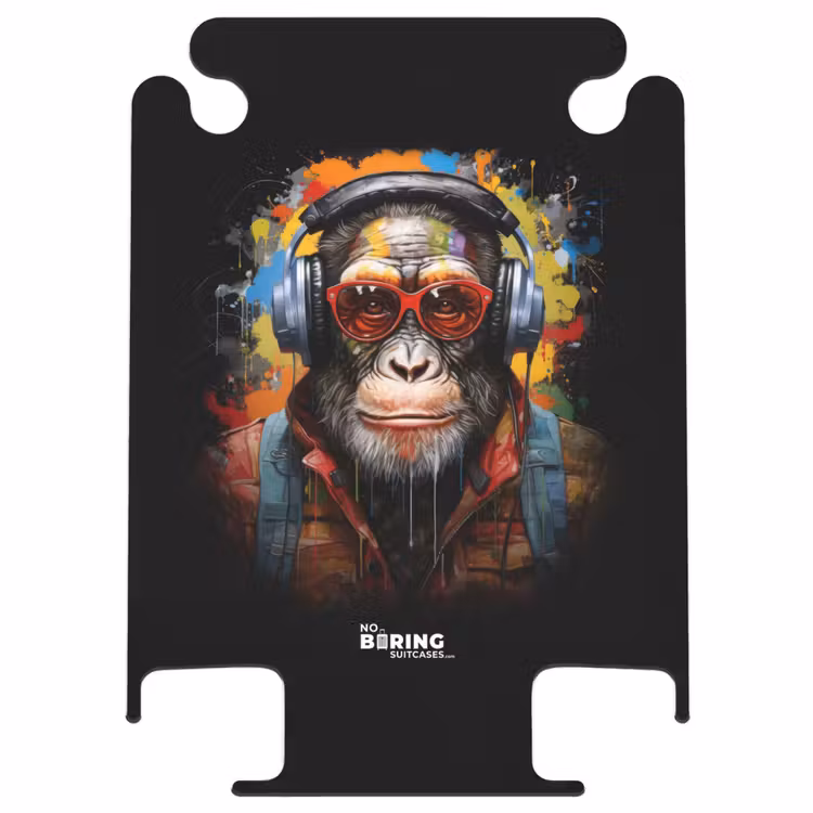 CaseSwap - Chimpansee met koptelefoon en graffiti-spray — 1