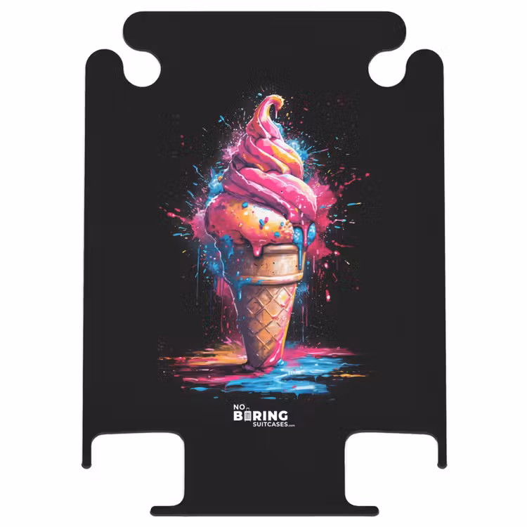 CaseSwap - IJshoorntje met blauwe en roze verf — 1