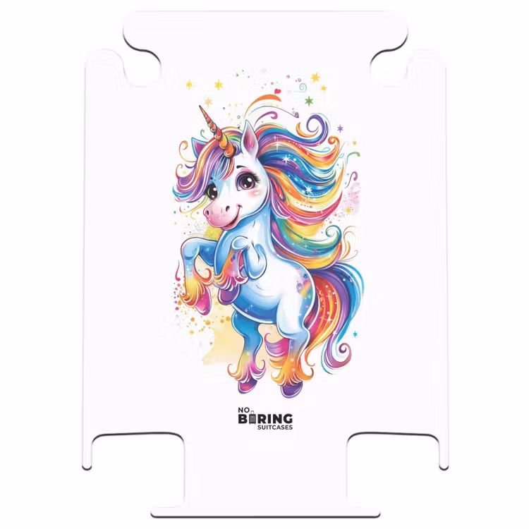 CaseSwap - Steigerende Eenhoorn met Regenboogmanen — 1