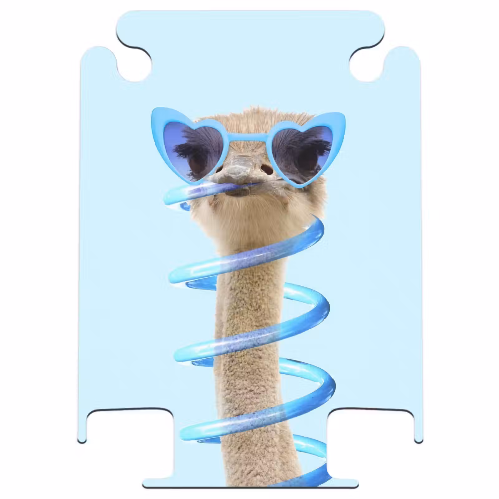 CaseSwap™ - Sierk Struisvogel Blauw — 1