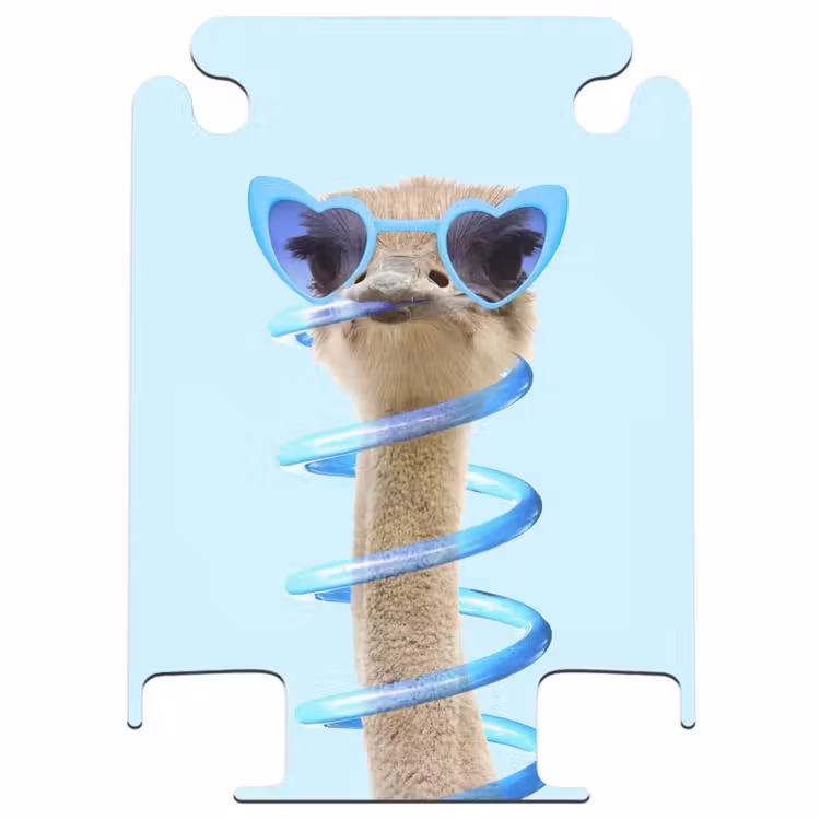 CaseSwap™ - Sierk Struisvogel Blauw — 1