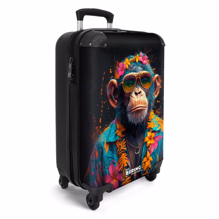 CaseSwap - Chimpansee met Hawaii Blouse — 2
