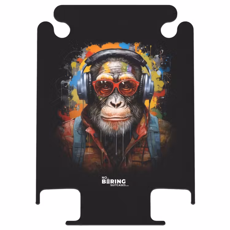 CaseSwap - Chimpansee met Koptelefoon en Graffiti-Spray — 1