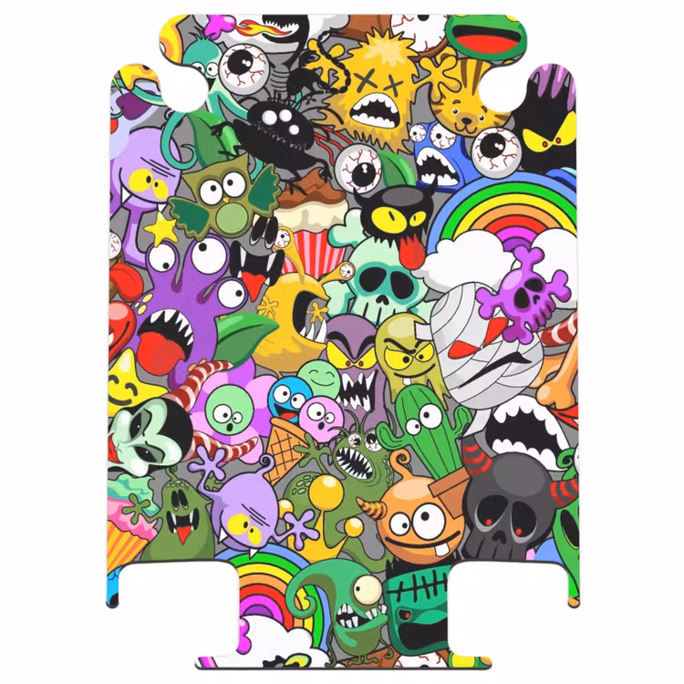 CaseSwap™ - Kleurrijke Monstermix — 1