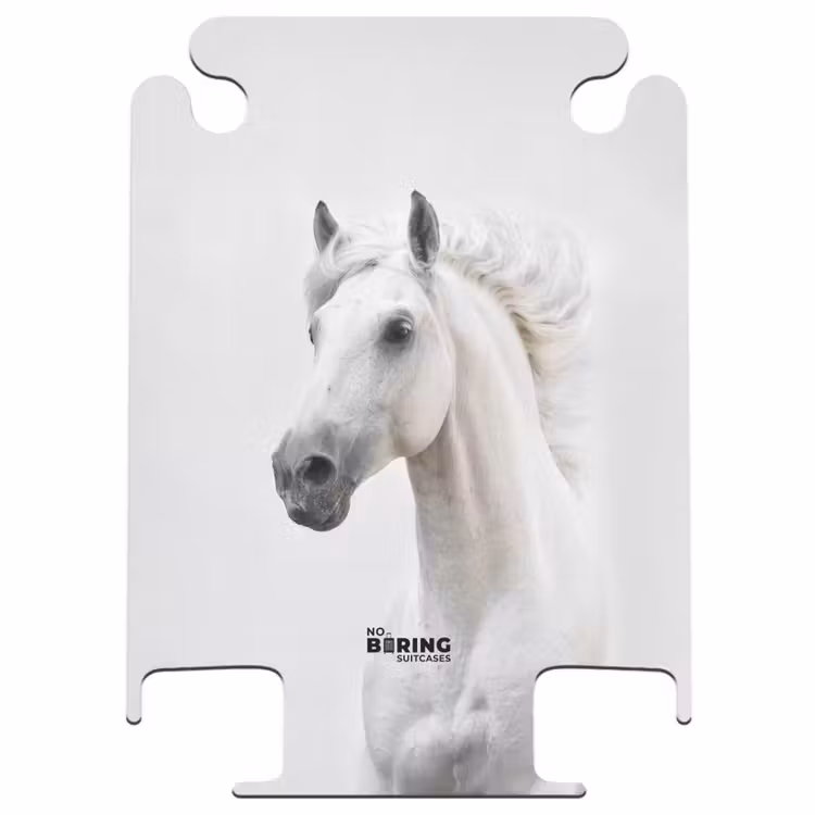 CaseSwap - Wit paard met wapperende manen — 1