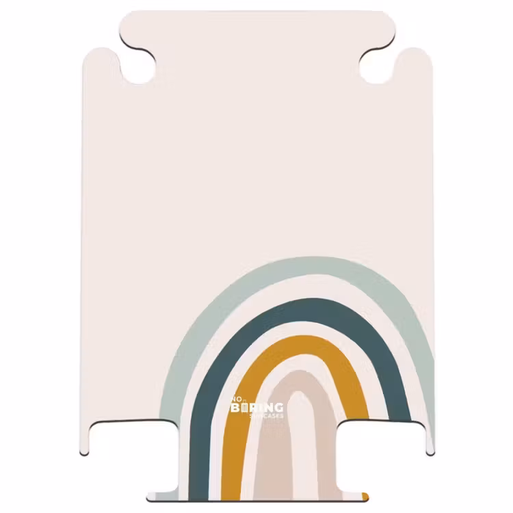CaseSwap™ - Ruwe regenboog aqua — 1