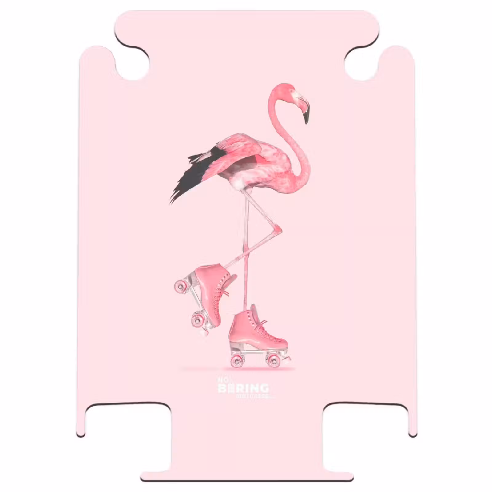 CaseSwap™ - Roze rollerflamingo — 1