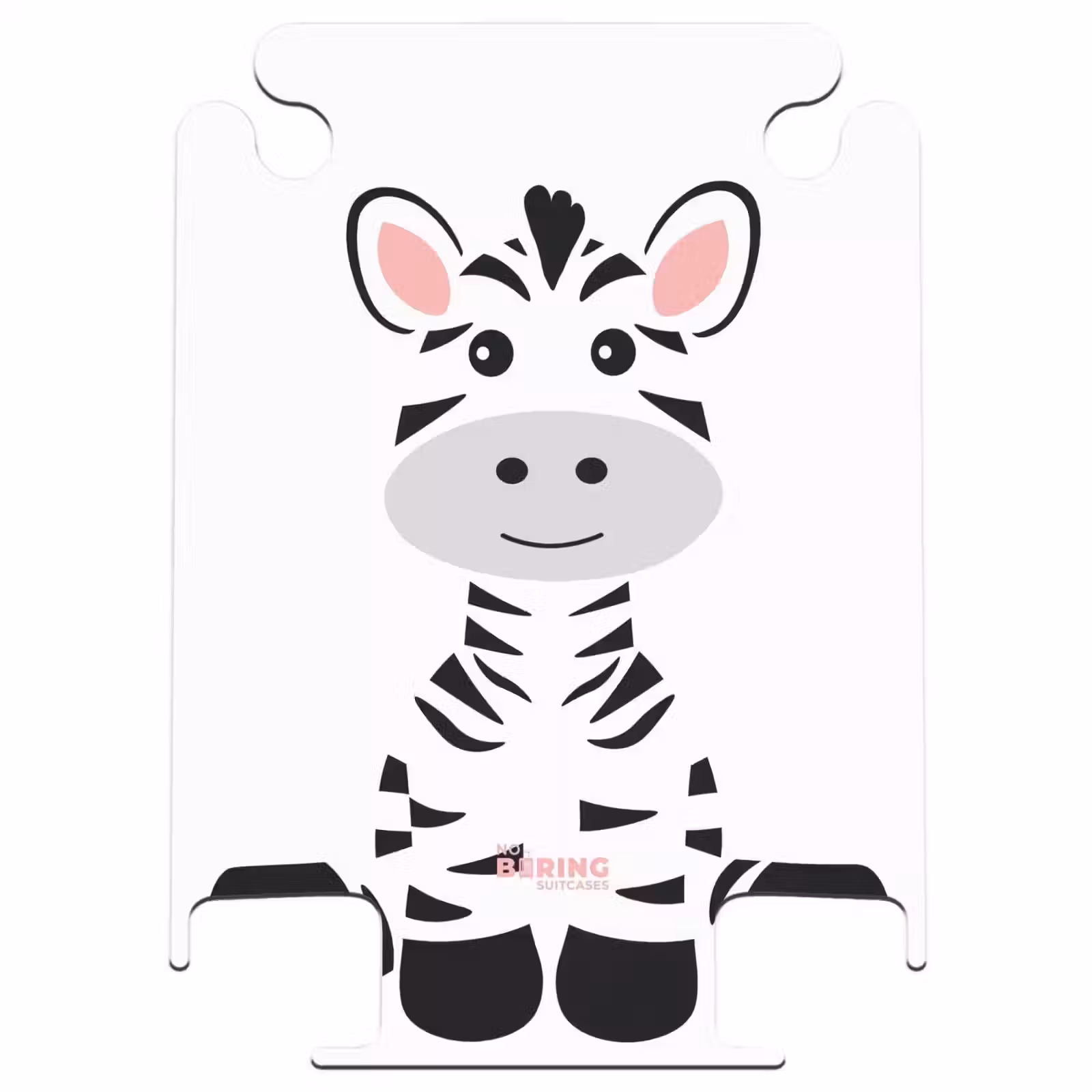 CaseSwap™ - Kinderkoffer - Zebra — 1