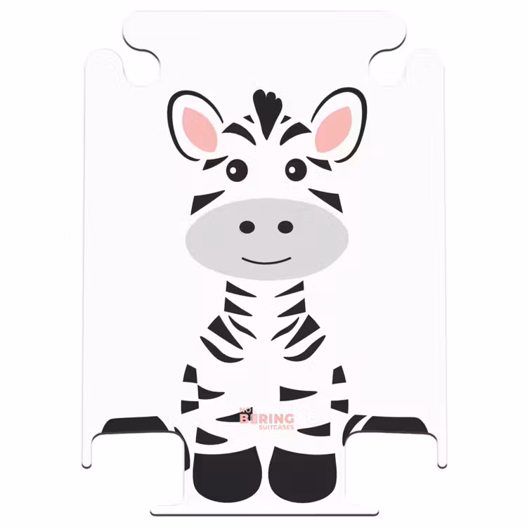 CaseSwap™ - Kinderkoffer - Zebra — 1