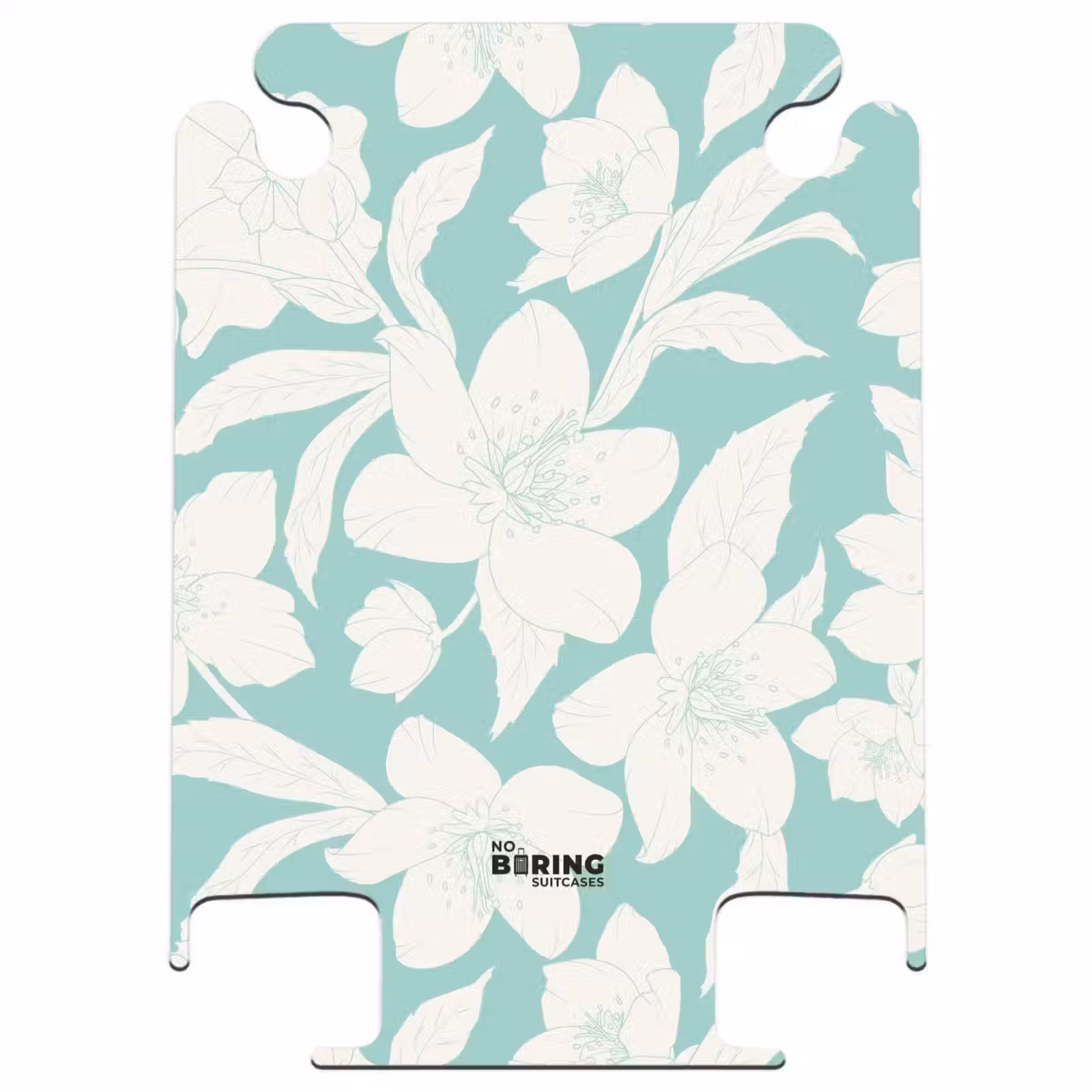 CaseSwap™ - Vintage bloemen - Lichtblauw — 1