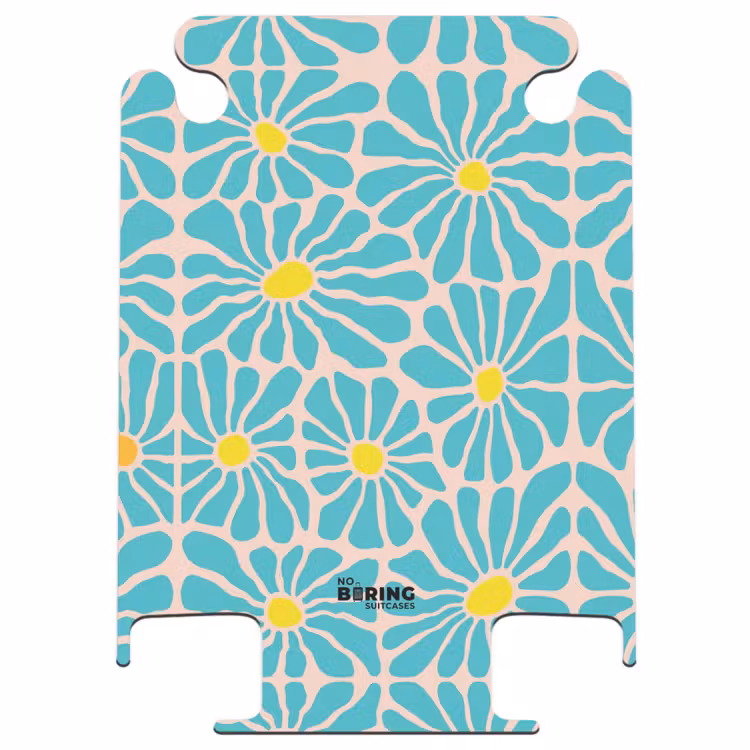 CaseSwap™ - Pastel bloemen - Blauw — 1