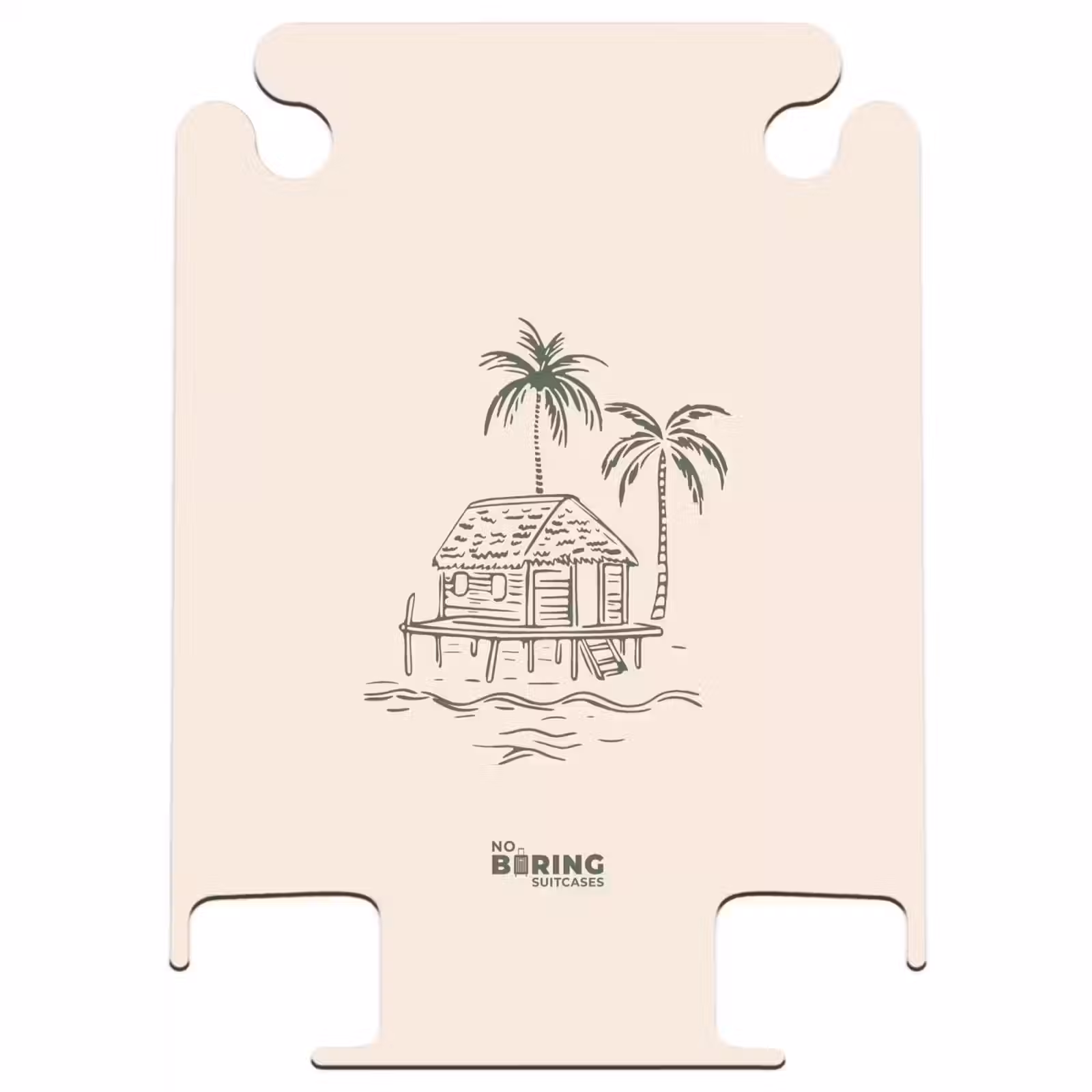 CaseSwap™ - Palmbomen - Eiland op crème achtergrond — 1