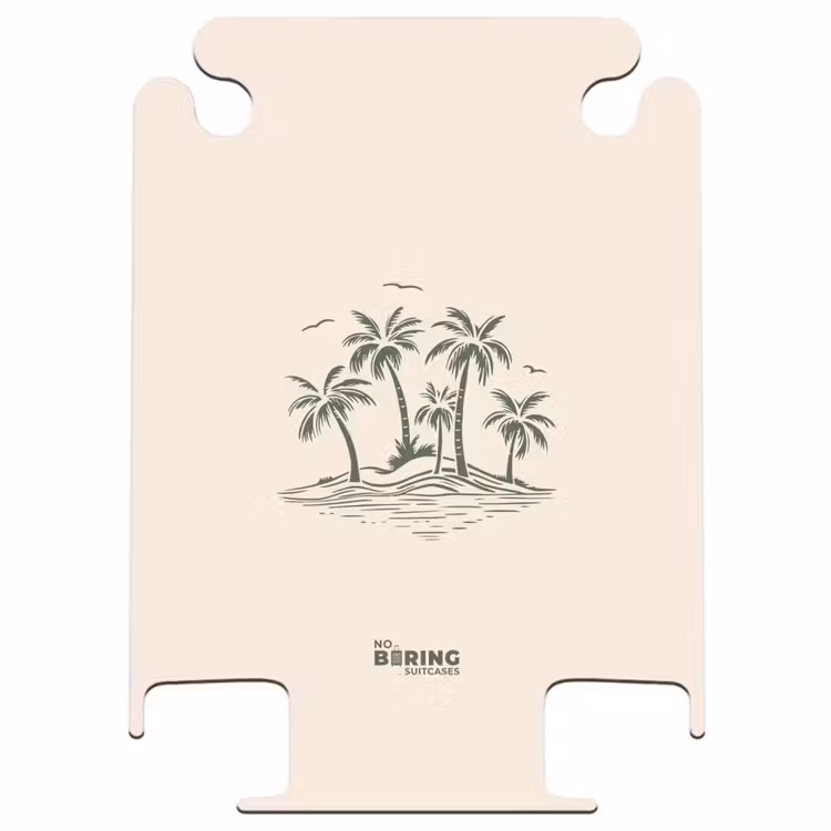 CaseSwap™ - Palmbomen - Palmboom op crème achtergrond — 1