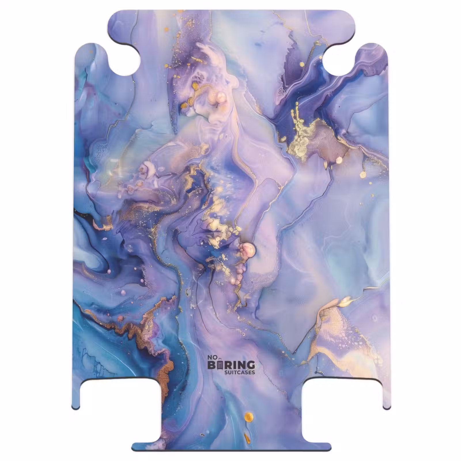CaseSwap - Marmer - Dromerige Marmergolven in Paars en Blauw — 1