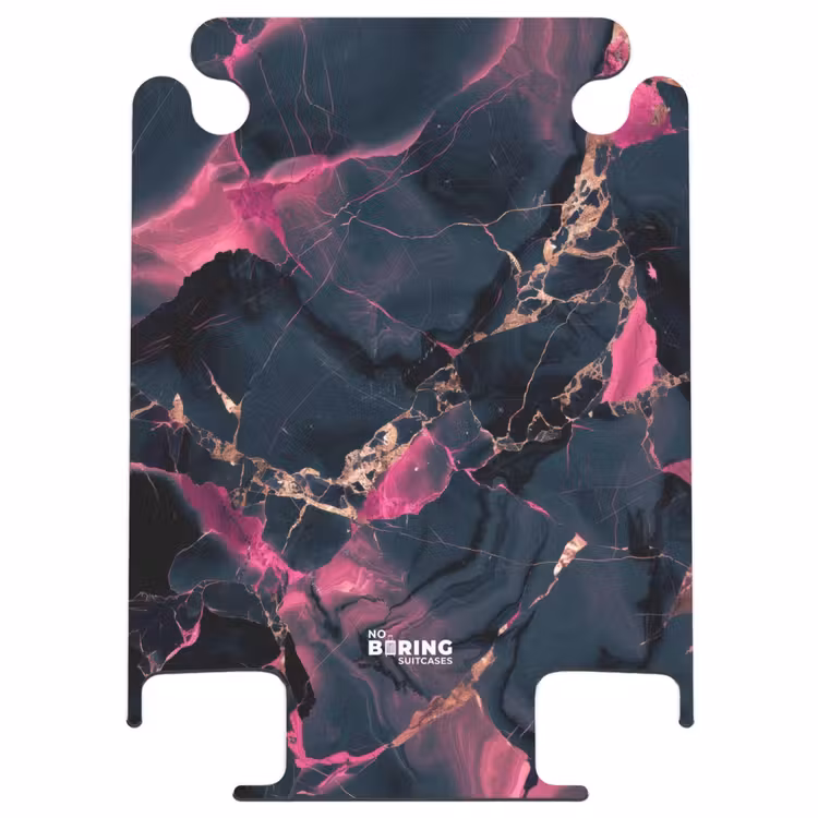 CaseSwap - Marmer - Fluorescerend Roze in Donker Marmer — 1