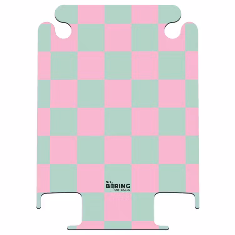 CaseSwap™ - Squares - Roze/Mintblauw — 1