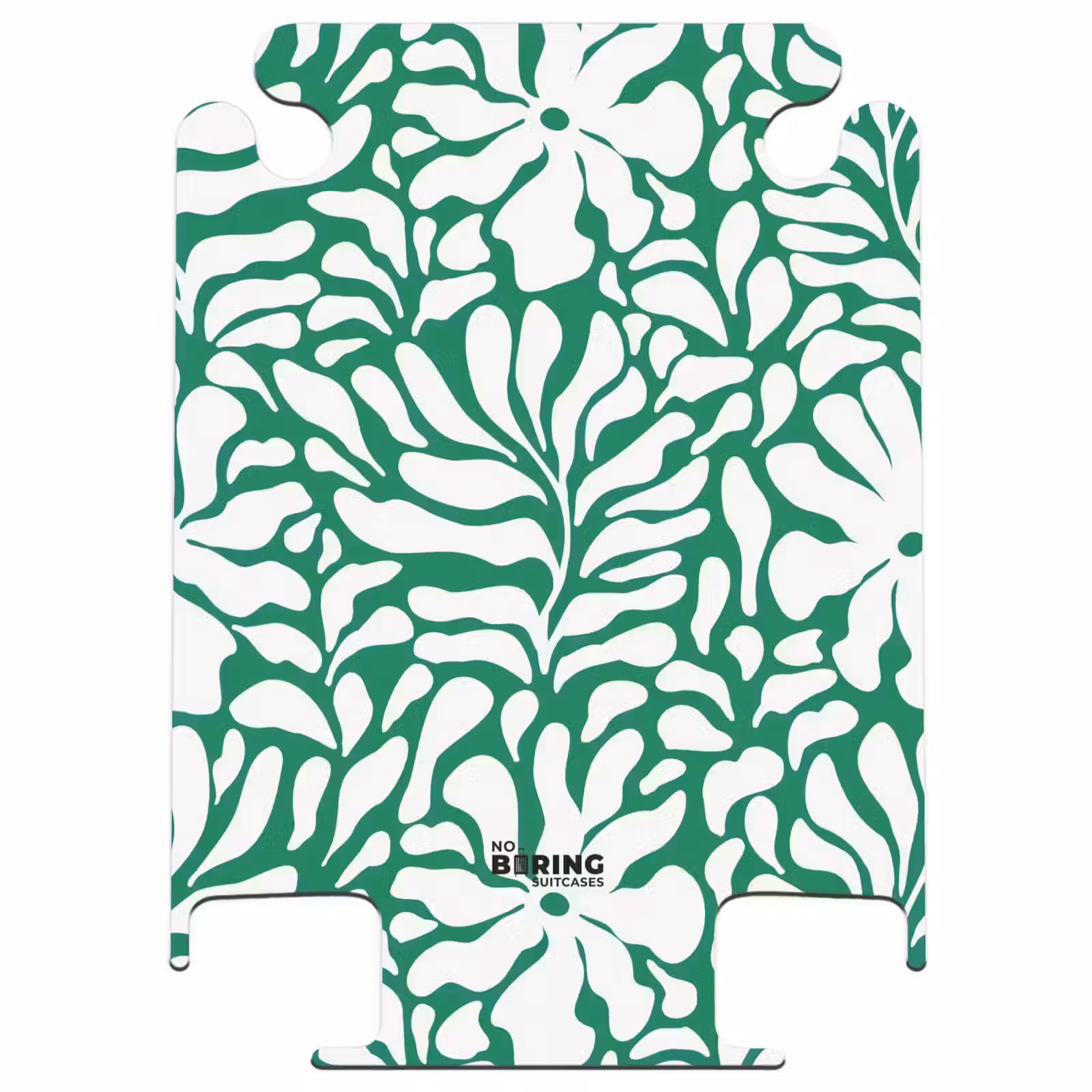 CaseSwap - Abstract - Groen/Wit Bloemenpatroon — 1
