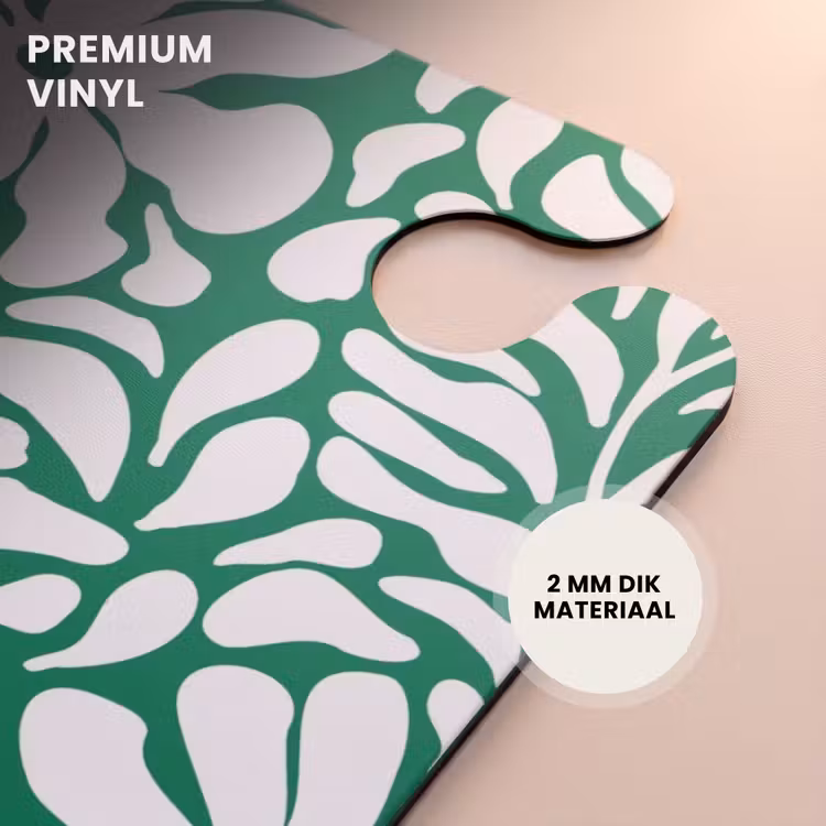 CaseSwap - Abstract - Groen/Wit Bloemenpatroon — 6