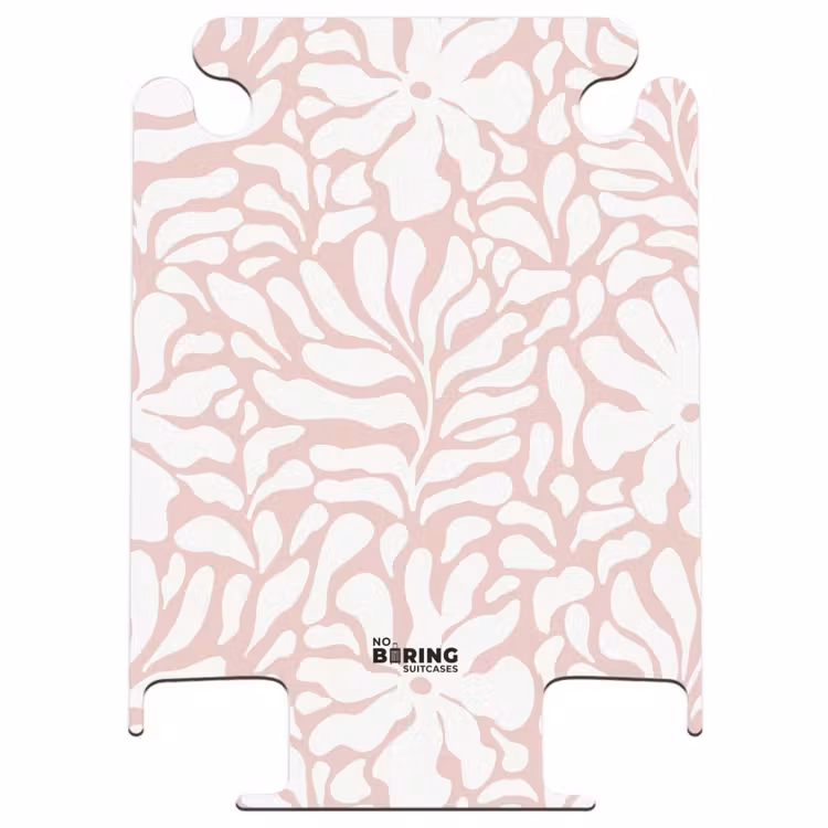 CaseSwap™ - Abstract - Roze/Wit Bloemenpatroon — 1