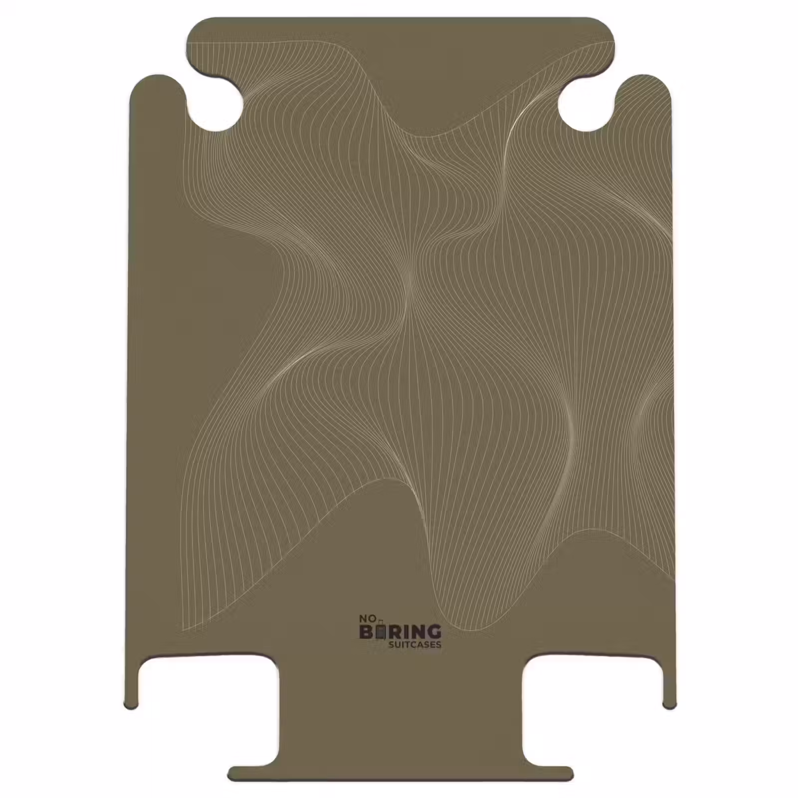 CaseSwap™ - Abstract - Donkergroene line-art — 1