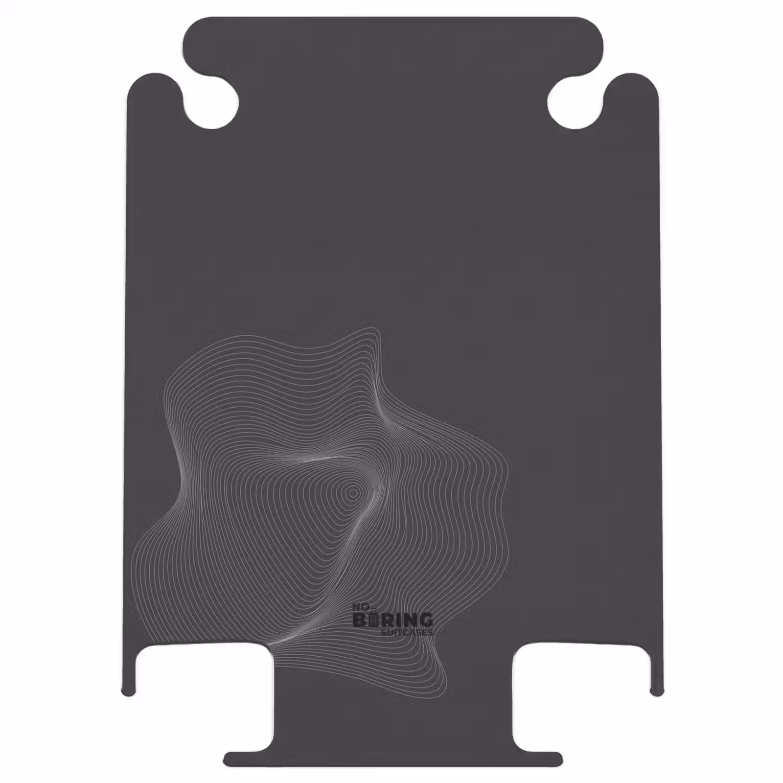 CaseSwap - Abstract - Zwart/Wit golfpatroon — 1