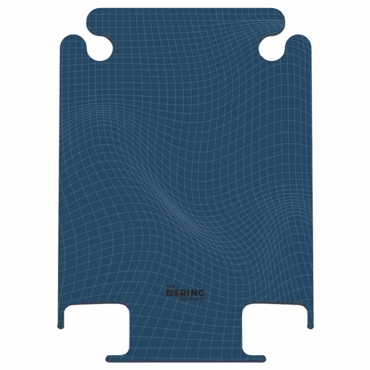 CaseSwap™ - Abstract - Donkerblauw gridpatroon — 1
