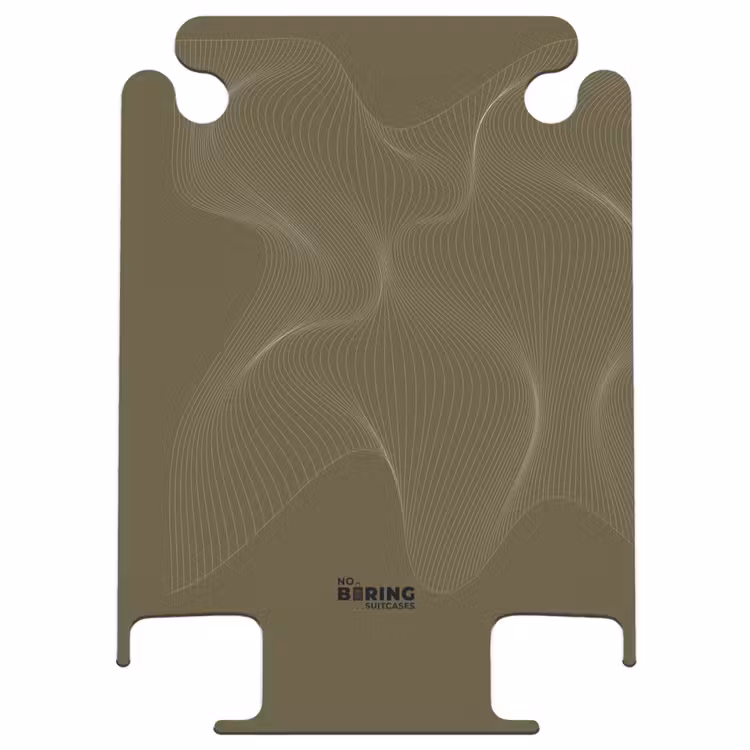 CaseSwap™ - Abstract - Donkergroene line-art — 1