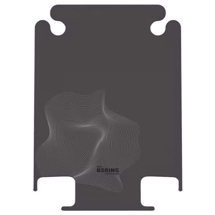 CaseSwap - Abstract - Zwart/Wit golfpatroon — 1
