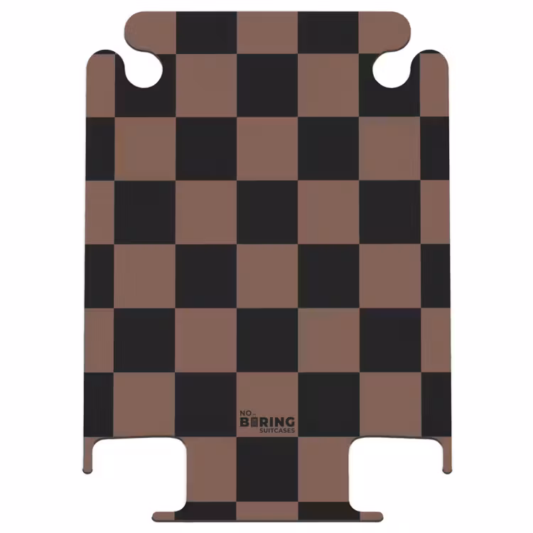 CaseSwap™ - Squares - Zwart/Bruin — 1