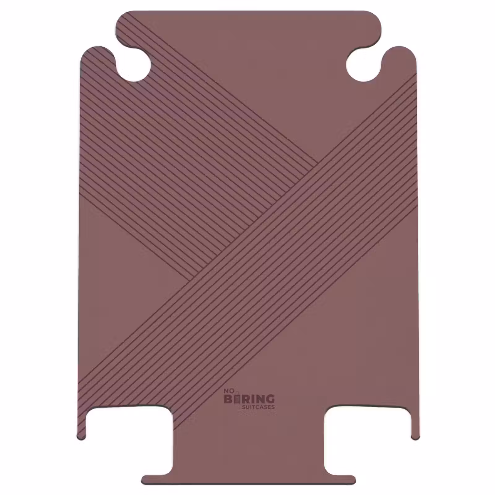 CaseSwap™ - Minimal - Kruisende lijnen op oudroze — 1