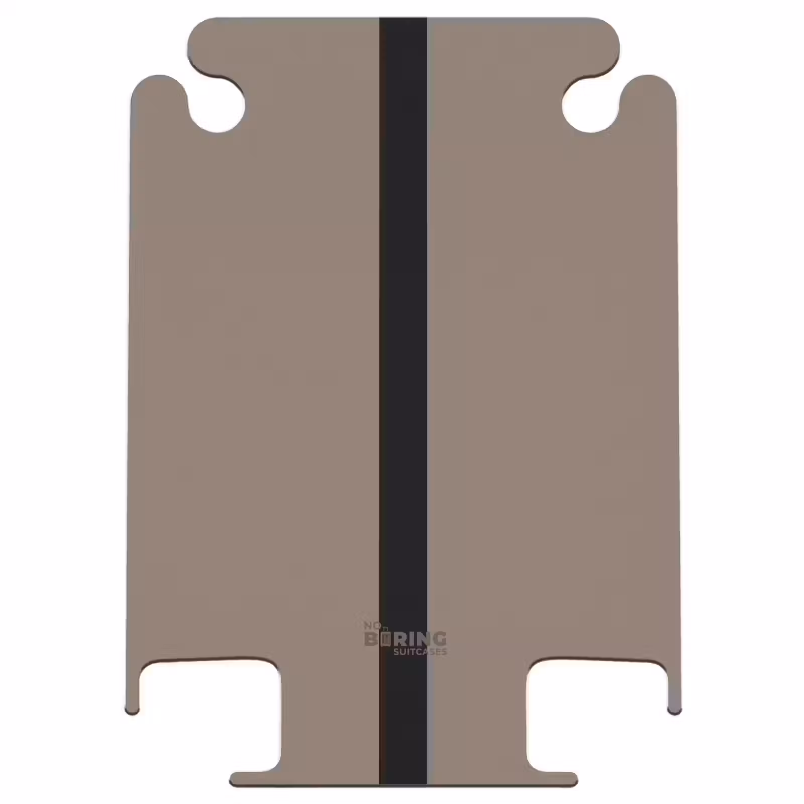 CaseSwap™ - Minimal - Taupe met zwarte streep — 1