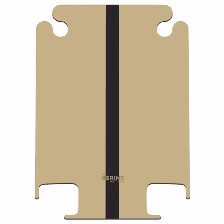 CaseSwap™ - Minimal - Goudbruin met zwarte streep — 1