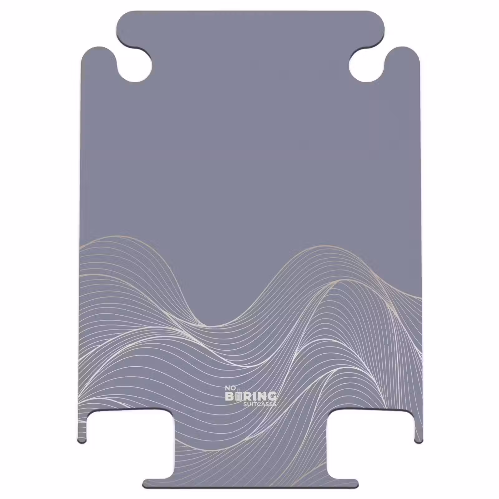 CaseSwap™ - Minimal - Grijsblauw met golven — 1