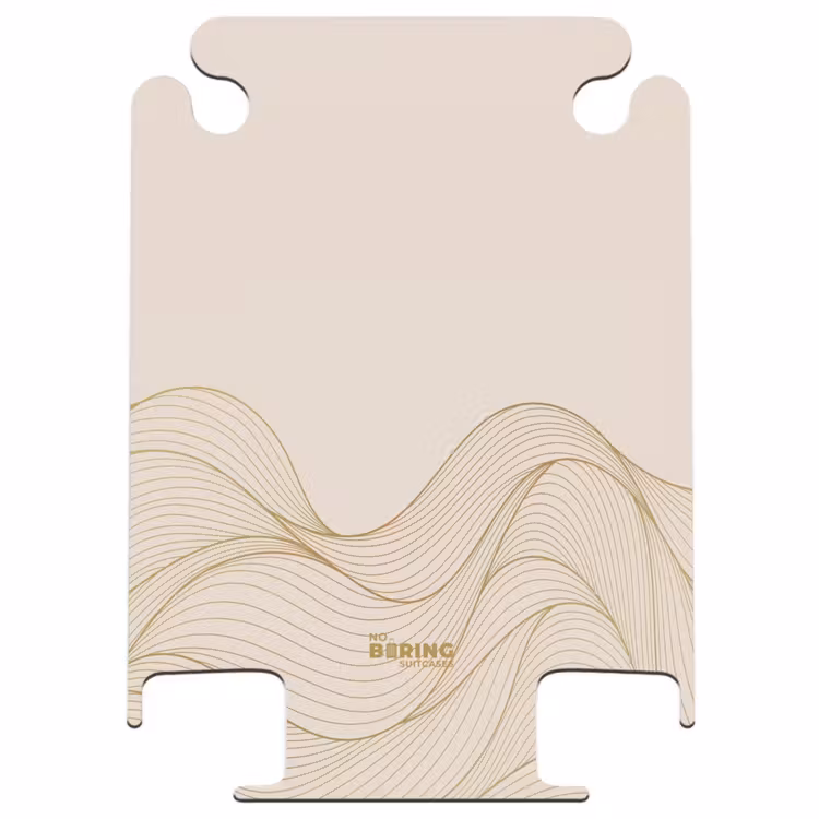 CaseSwap - Minimal - Beige met gouden golven — 1